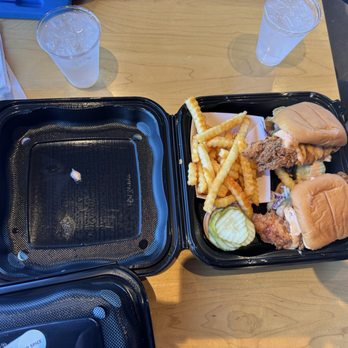 Dave's Hot Chicken - 2 Sliders meal. Not Spicy - Chicken Shop Near Me - Roseville, California Dave's Hot Chicken - 2 Sliders meal. Not Spicy - Chicken Shop Near Me - Roseville, California