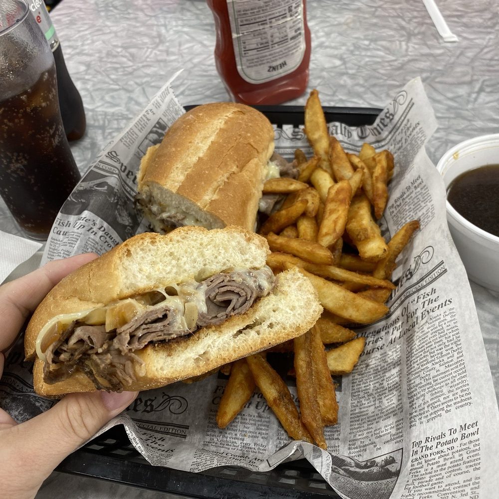 French dip with fries