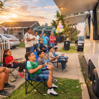 VG Entertainment - A beautiful afternoon for a video game truck party! - Game Truck Rental Near Me VG Entertainment - A beautiful afternoon for a video game truck party! - Game Truck Rental Near Me