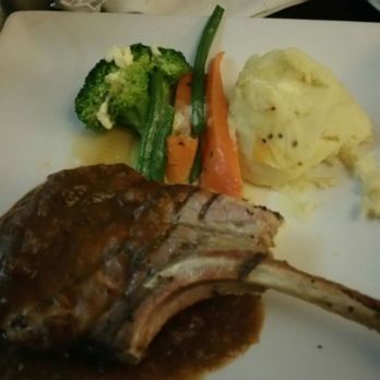 Sambucas On Church - Wow! Tomahawk Pork Chop w/veg & Mashed. - Italian Near Me - Toronto, Ontario