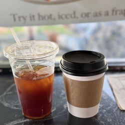 Coffeehouse - Iced americano, affogato with half decaf