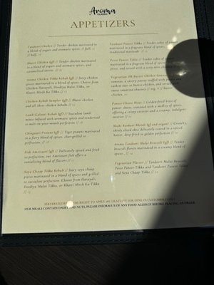 Menu photo 2 Aroma Experience Carmel, IN Menu photo 2 Aroma Experience Carmel, IN