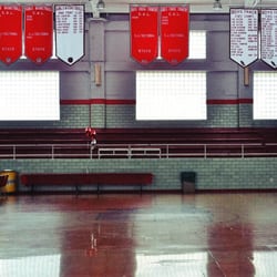St Joseph Catholic School - Schools gym, which also hosts the high school basketball games, as well as elementary school games.