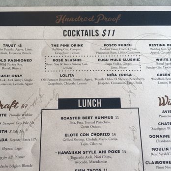 Hundred Proof - San Diego, CA