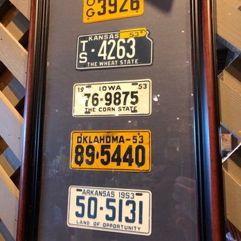 Cracker Barrel Old Country Store - 1953 commemorative license plates - American Near Me - Bentonville, Arkansas Cracker Barrel Old Country Store - 1953 commemorative license plates - American Near Me - Bentonville, Arkansas