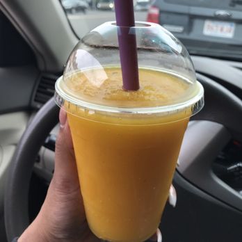 ZAZ - Mango &a peach smoothie - New American Near Me - Hyde Park, Massachusetts ZAZ - Mango &a peach smoothie - New American Near Me - Hyde Park, Massachusetts