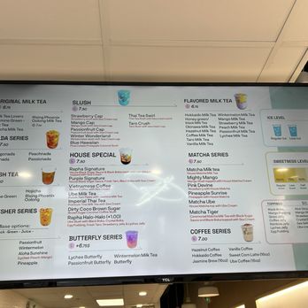 Rapha Tea - Menu - Bubble Tea Near Me - San Diego, California