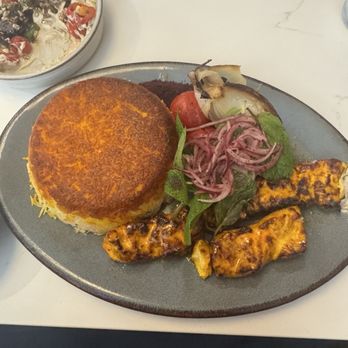 Joon - Tadig/rice cake, Chicken Kabob*, Hummus - Persian/Iranian Near Me - Vienna, Virginia Joon - Tadig/rice cake, Chicken Kabob*, Hummus - Persian/Iranian Near Me - Vienna, Virginia