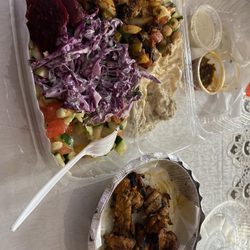 Baby chicken platter