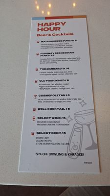 Menu photo 1 Punch Bowl Social Rancho Cucamonga, CA