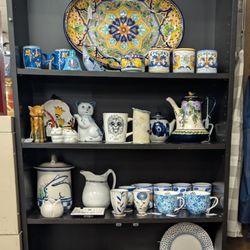 Past and Present Mercantile - One of the shelves in the shop.
