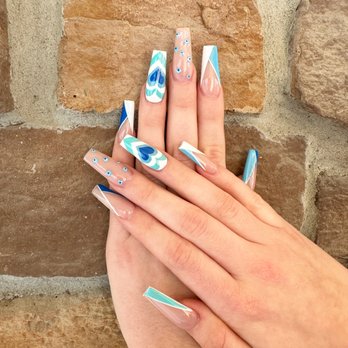 Top Nails 84th - Acrylics nails done by Justin - Nail Salons Near Me - Omaha, Nebraska