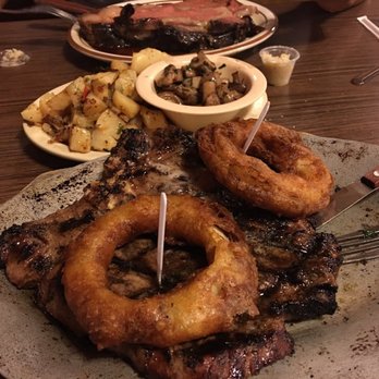 Chris' & Pitt's - Top: Prime Rib & Bottom: Porterhouse Medium - Barbeque Near Me - Downey, California Chris' & Pitt's - Top: Prime Rib & Bottom: Porterhouse Medium - Barbeque Near Me - Downey, California