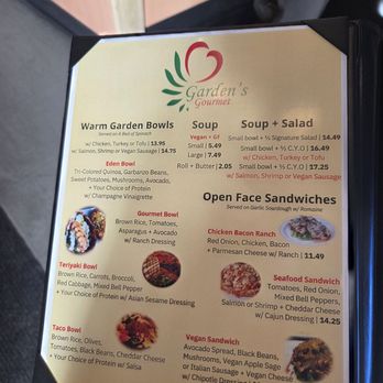 Garden's Gourmet Salads - Warm Garden Bowls, soup, soup and salad and open face sandwiches (3/10/26) - Salad Near Me - Tacoma, Washington Garden's Gourmet Salads - Warm Garden Bowls, soup, soup and salad and open face sandwiches (3/10/26) - Salad Near Me - Tacoma, Washington