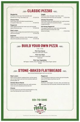 Menu photo 5 Tossed Italian Grill Crossville, TN Menu photo 5 Tossed Italian Grill Crossville, TN