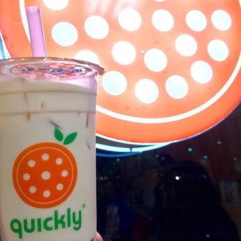 Quickly - Jasmine Green Milk Tea! - Bubble Tea Near Me - Stockton, California