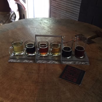 Pigeon Head Brewery - Our Sampler at Pigeon Head! Love the Black lager, IPL, and the Sour. - Breweries Near Me - Reno, Nevada Pigeon Head Brewery - Our Sampler at Pigeon Head! Love the Black lager, IPL, and the Sour. - Breweries Near Me - Reno, Nevada
