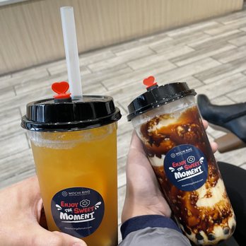 Mochi Ring Donut And Bubble Tea - Passionfruit & Pineapple Tea Brown Sugar Moo - Bubble Tea Near Me - Jenkintown, Pennsylvania Mochi Ring Donut And Bubble Tea - Passionfruit & Pineapple Tea Brown Sugar Moo - Bubble Tea Near Me - Jenkintown, Pennsylvania