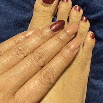 Mingle Nail & Spa - Pedicure and fill-in with Gel nail color. - Nail Salons Near Me - Round Lake Beach, Illinois Mingle Nail & Spa - Pedicure and fill-in with Gel nail color. - Nail Salons Near Me - Round Lake Beach, Illinois