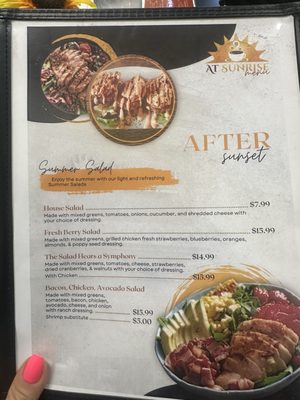 Menu photo 1 At Sunrise Imperial, MO