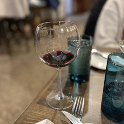 Blue Water Bistro & Pizzeria - House red to go with pizza and pasta
