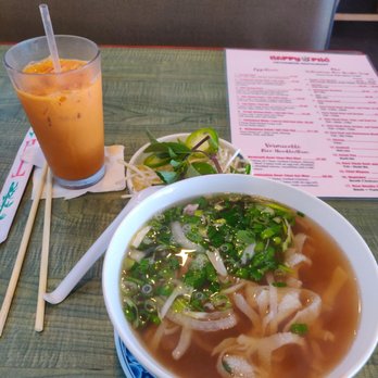 Happy Pho - #6 pho and Thai tea so satisfying - Vietnamese Near Me - Costa Mesa, California