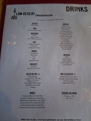 Menu photo 8 Low Desert Modern Mexican Palm Springs, CA Menu photo 8 Low Desert Modern Mexican Palm Springs, CA