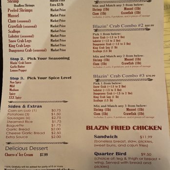 The Blazin’ Claw - Menu - Seafood Near Me - Norwalk, California The Blazin’ Claw - Menu - Seafood Near Me - Norwalk, California