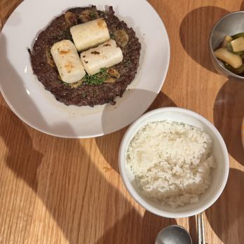 Moono - Tteokgalbi 떡갈비 Prime beef short rib, Rice cake - Korean Near Me - New York, New York