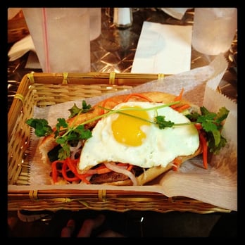 Ba Mien Bistro - Loaded banh mi. Ask for a fried egg for extra protein! - Vietnamese Near Me - Houston, Texas