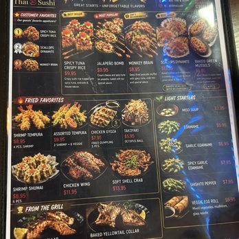 405 Thai & Sushi - Menu - Sushi Bars Near Me - North Hills, California