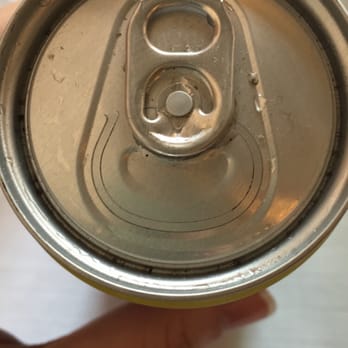 Life - The iced tea can after I tried scrubbing the dirt off with water and napkin - Italian Near Me - Rome, RM