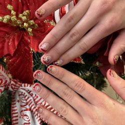My daughter's finished nails!