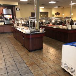 Oriental Buffet - Salad & selections islands