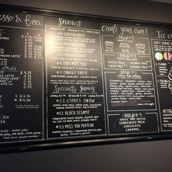 Snowtime - Menu - Coffee & Tea Near Me - Chandler, Arizona Snowtime - Menu - Coffee & Tea Near Me - Chandler, Arizona