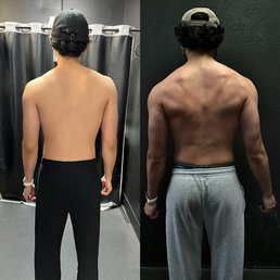 Before and after (3 month transformation)