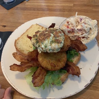 Iron Rooster - BLT+E minus the egg and added crab cakes - Breakfast & Brunch Near Me - Cockeysville, Maryland Iron Rooster - BLT+E minus the egg and added crab cakes - Breakfast & Brunch Near Me - Cockeysville, Maryland