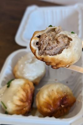 Spring Shanghai Pan-Fried Buns by null