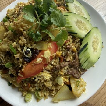 Charm Thai Kitchen - Pineapple rice with beef - Thai Near Me - Phoenix, Oregon