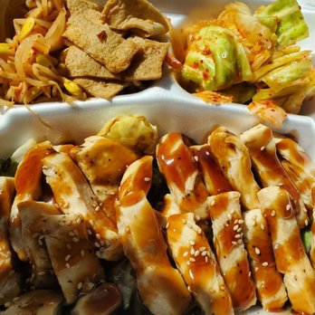 KOGI Korean BBQ - Teri chicken with sides - Korean Near Me - Tucson, Arizona