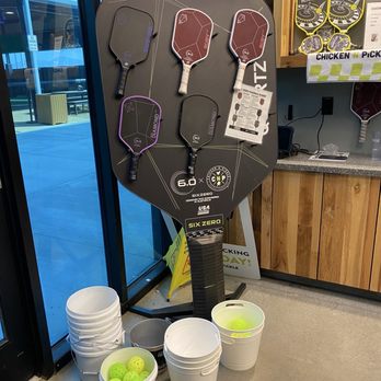 Chicken N Pickle - Paddles and balls - Pickleball Near Me - Henderson, Nevada