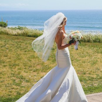 Just My Size Alteration - Veil made by Danielle, Dress taken in and hemmed by Danielle - Bridal Near Me - San Jose, California