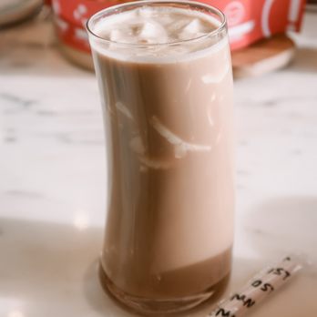 Petit Potato - brown sugar milk tea with soy bean jelly - Taiwanese Near Me - Toronto, Ontario Petit Potato - brown sugar milk tea with soy bean jelly - Taiwanese Near Me - Toronto, Ontario