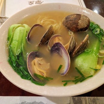 Ginza - Asari Ramen, with clams, chewy ramen, bok choy, and a yummy broth! ($13.50) - Sushi Bars Near Me - Bellevue, Washington Ginza - Asari Ramen, with clams, chewy ramen, bok choy, and a yummy broth! ($13.50) - Sushi Bars Near Me - Bellevue, Washington