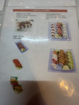 Menu photo 4 Mingalar Sushi Honolulu, HI