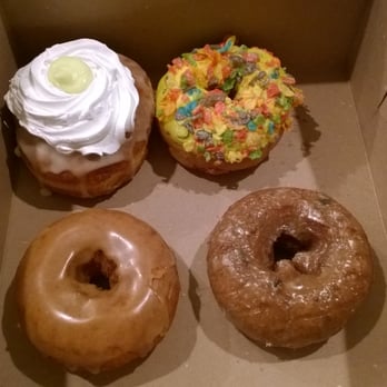 Pinkbox Doughnuts - Key Lime Pie  Fruit Pebble Blueberry Sweet Potato - Donuts Near Me - Henderson, Nevada