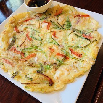 Salt & Pepper the Kitchen - Seafood pancake - good! - Korean Near Me - Monticello, New York Salt & Pepper the Kitchen - Seafood pancake - good! - Korean Near Me - Monticello, New York