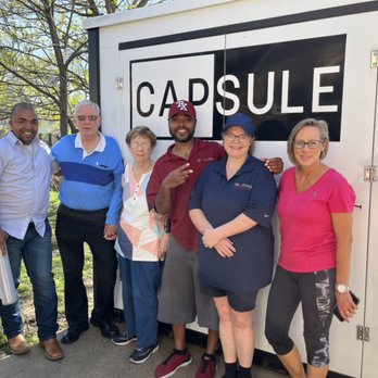 1836 Moving - Our moving crew after loading a customers capsule - Packing Services Near Me 1836 Moving - Our moving crew after loading a customers capsule - Packing Services Near Me