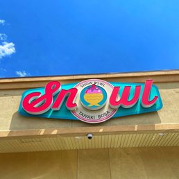 Exterior outside entrance of Snowl - Signage - Aurora, Colorado Exterior outside entrance of Snowl - Signage - Aurora, Colorado