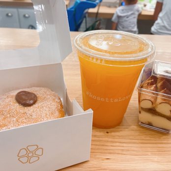 Rosetta Bakery - Nutella donut, tiramisu , orange juice - Bakeries Near Me - Aventura, Florida